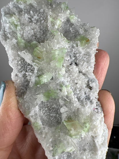 Green Augelite Crystal Specimen from Peru