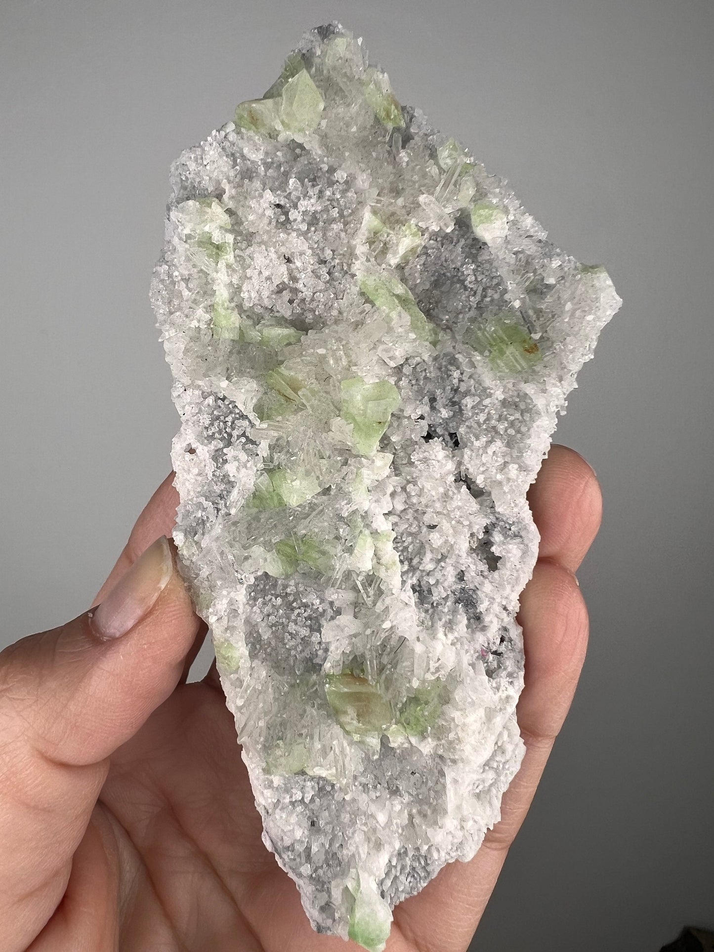 Green Augelite Crystal Specimen from Peru