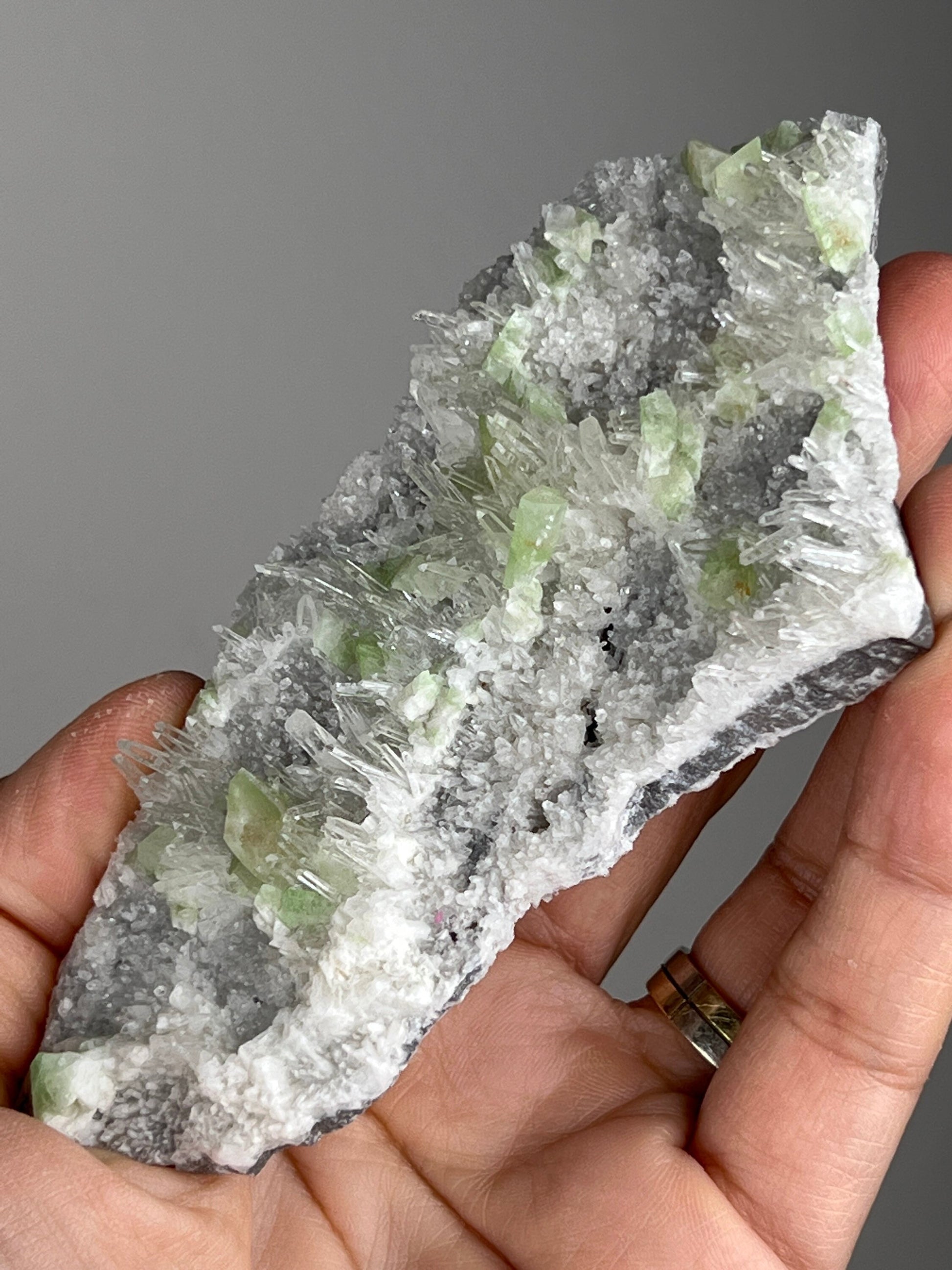 Green Augelite Crystal Specimen from Peru