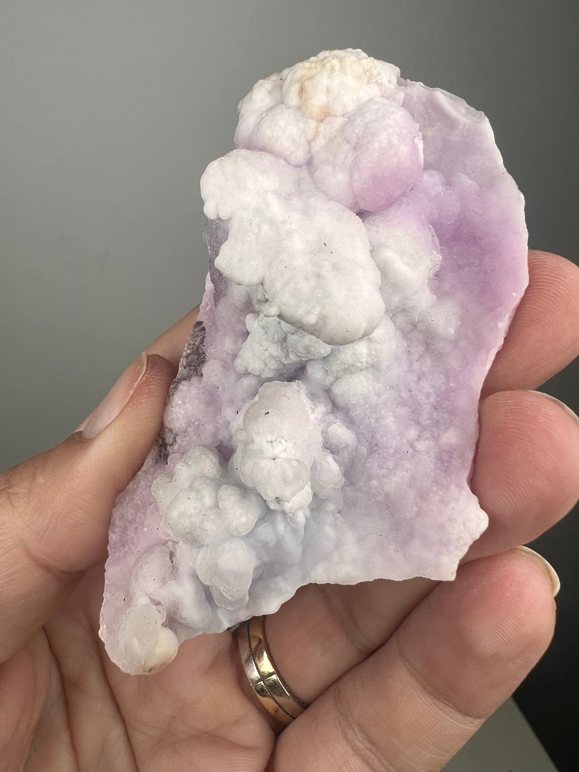 Pink Aragonite Stalactite Mineral Specimen