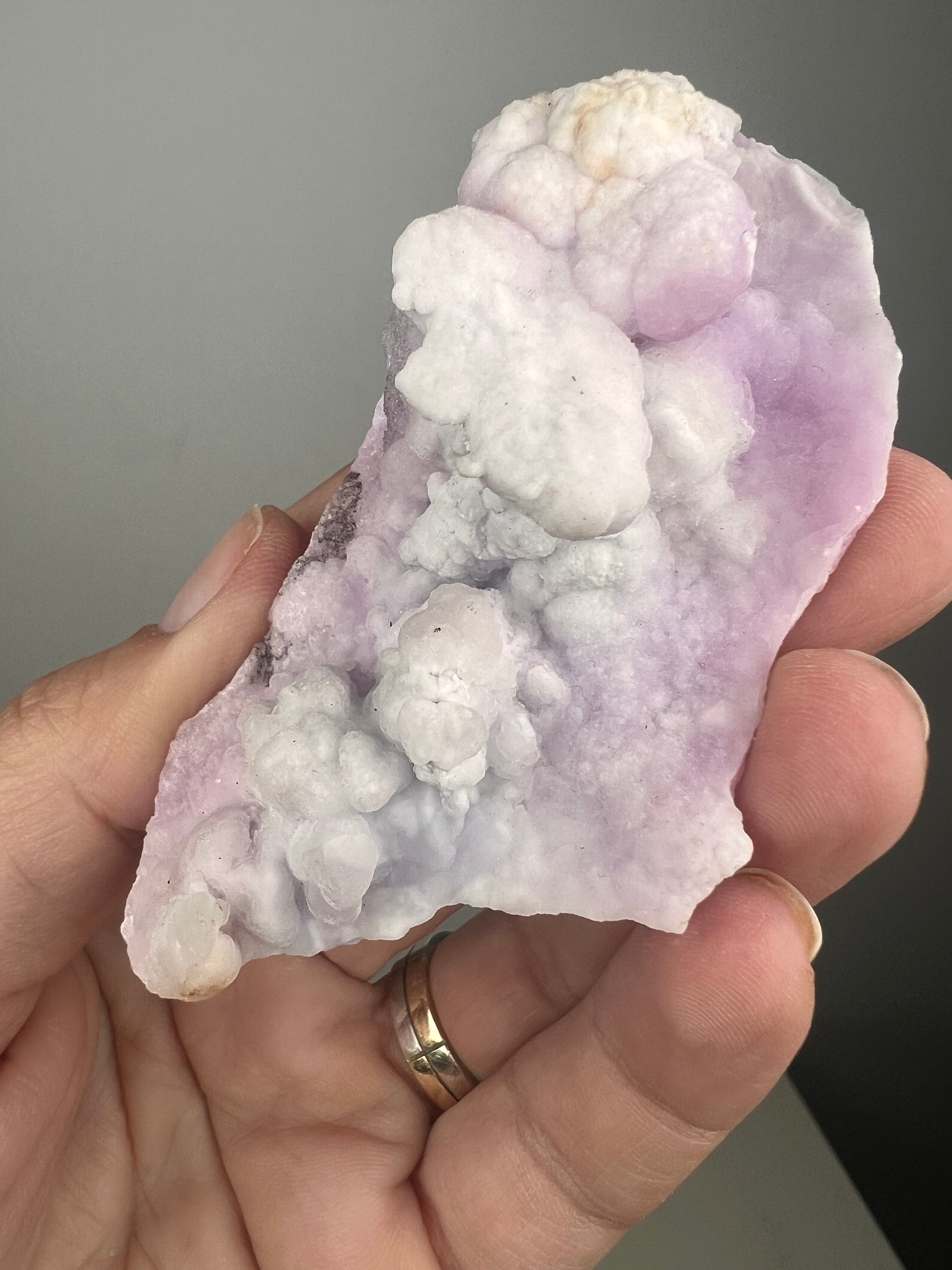 Pink Aragonite Stalactite Mineral Specimen