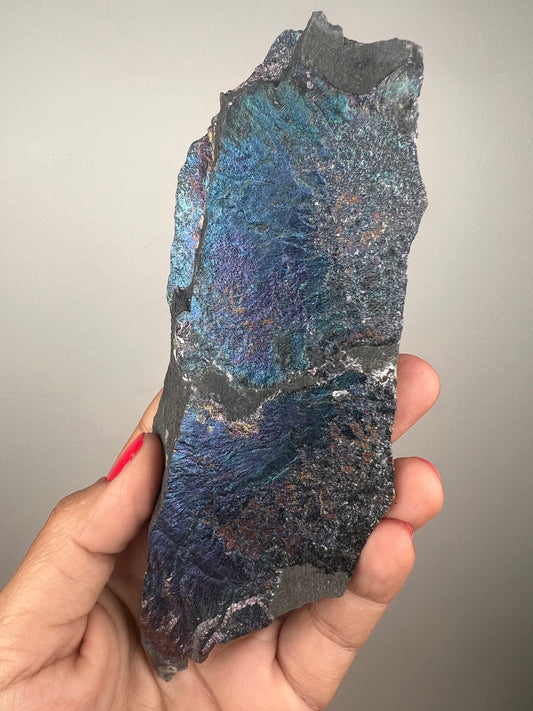 Amazing Rainbow Color Bornite Mineral Specimen from Poland