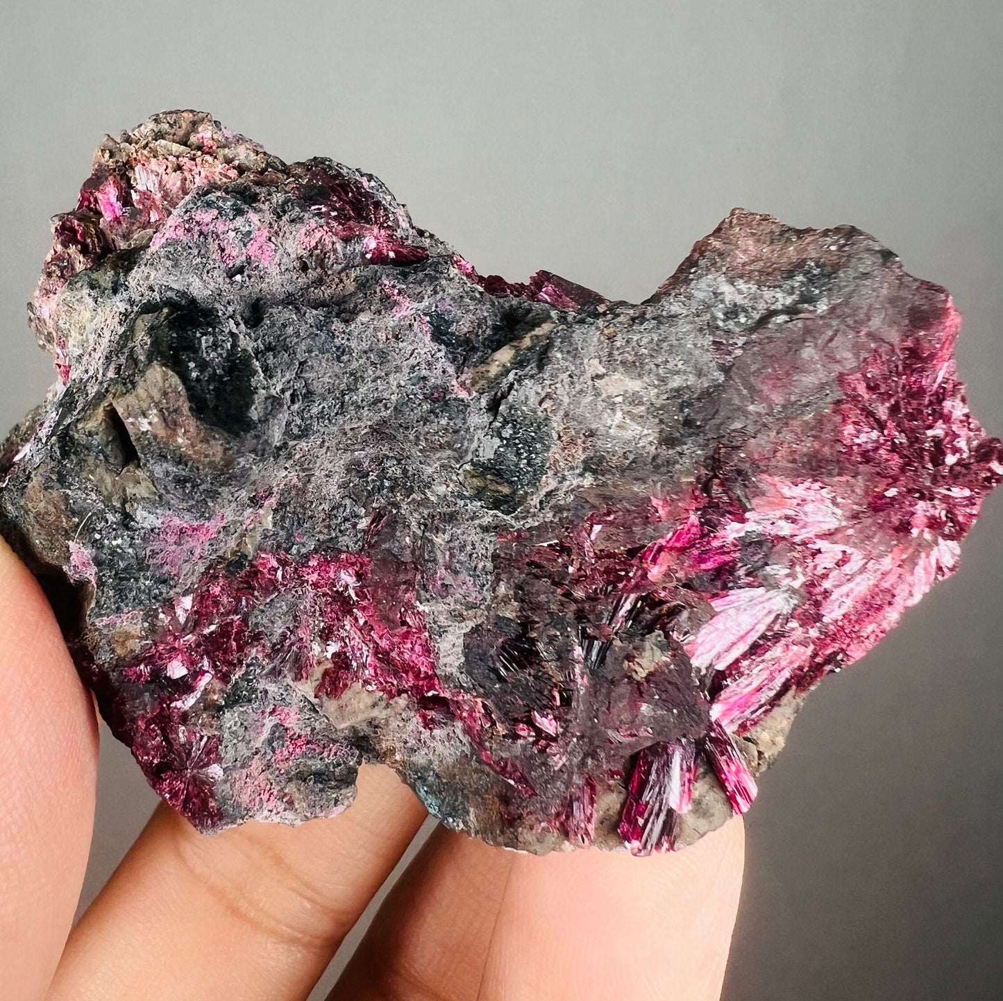 Stunning Piece of Pink Erythrite Crystal Cluster, Pink Erythrite Crystal