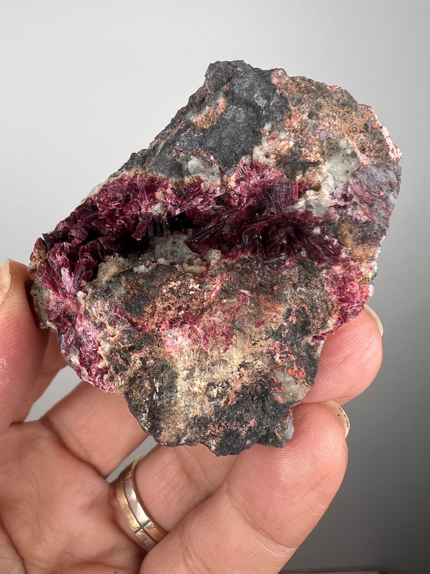 New arrival! Perfect Color Erythrite Crystal Cluster, Pink Erythrite Crystal