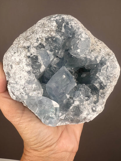 Excellent Color! Sky Blue Celestite (Celestine) Crystal