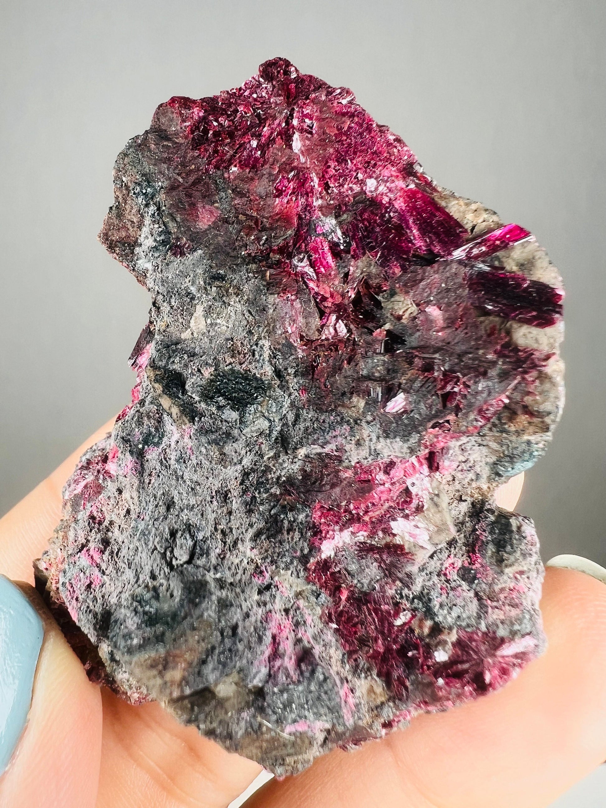 Stunning Piece of Pink Erythrite Crystal Cluster, Pink Erythrite Crystal