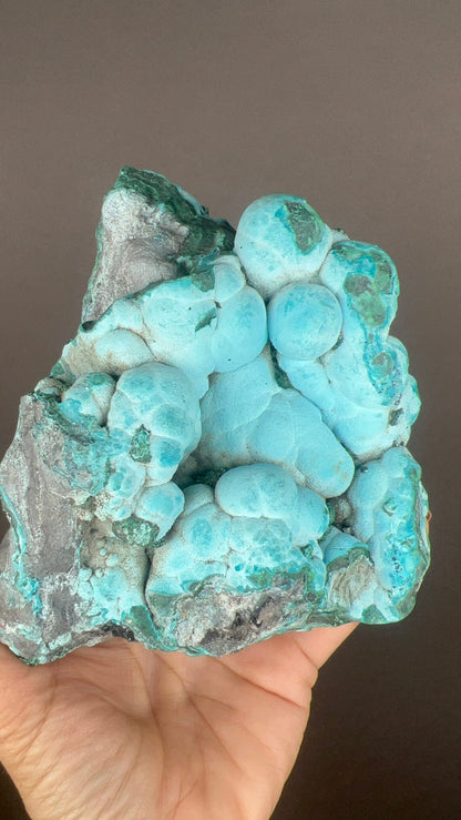 Bubbly! Blue Chrysocolla with Malachite Specimen