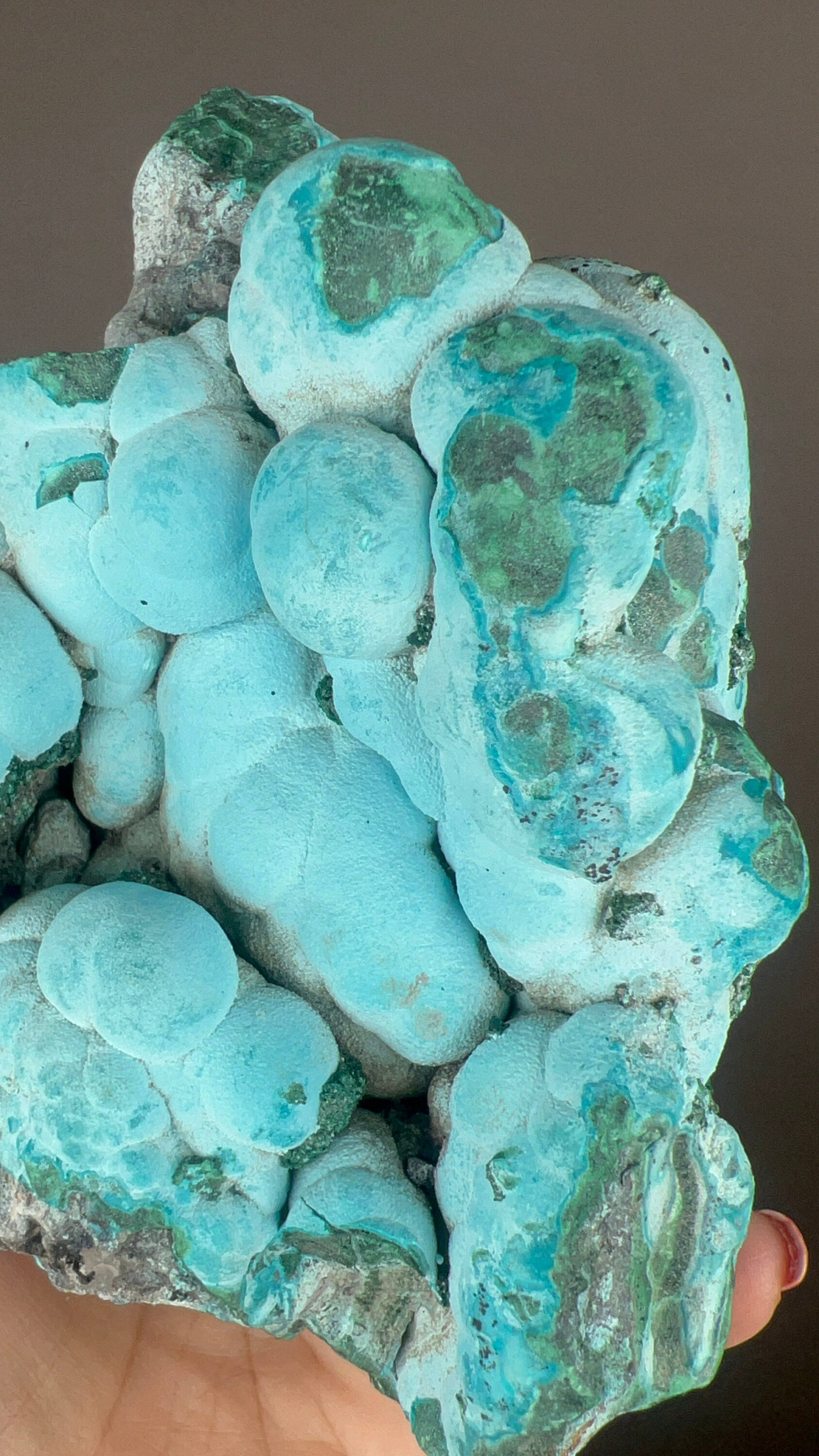 Bubbly! Blue Chrysocolla with Malachite Specimen