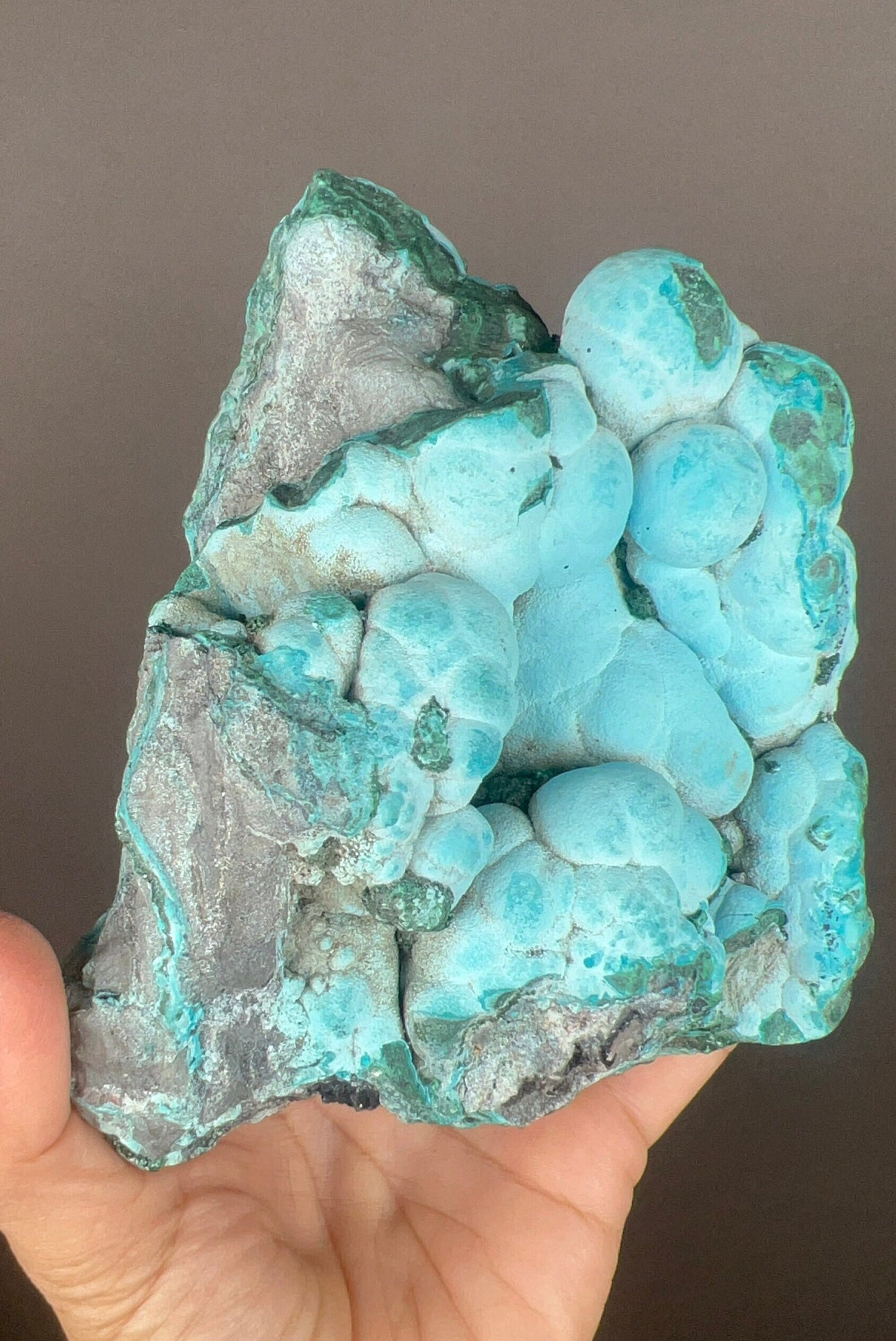 Bubbly! Blue Chrysocolla with Malachite Specimen