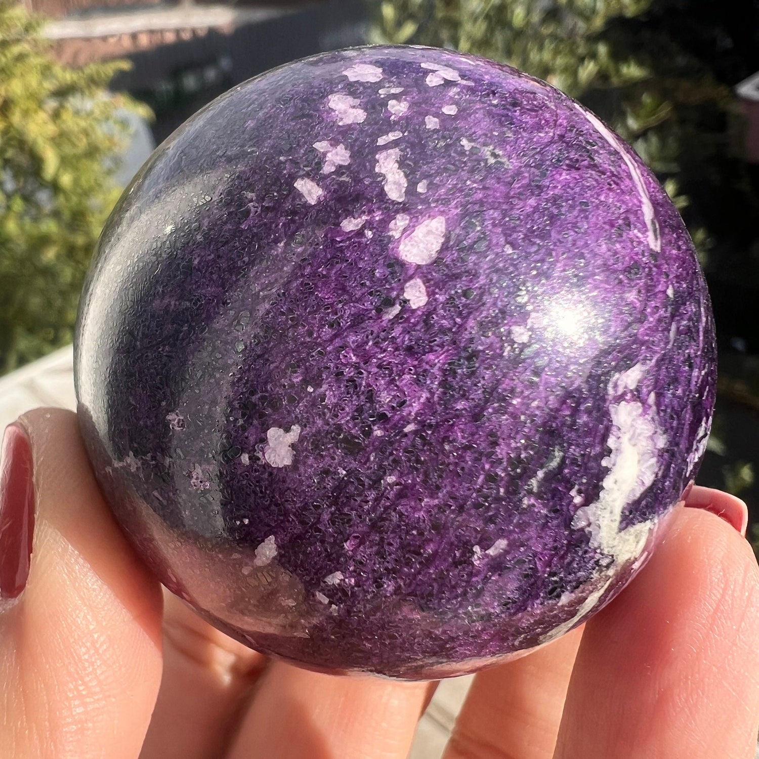 Very Rare! Kammererite Crystal Sphere from Turkey