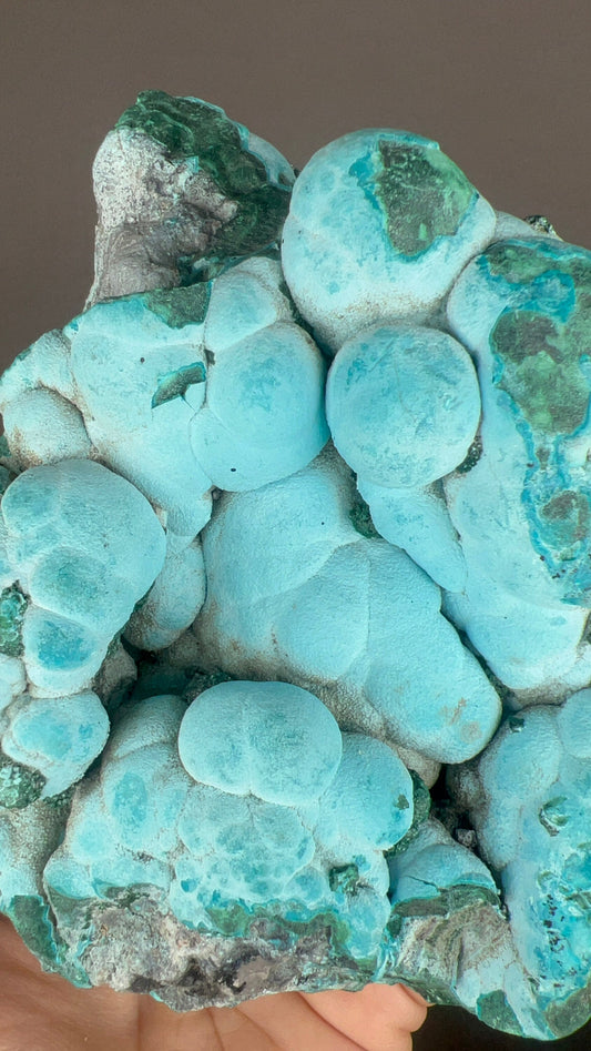 Bubbly! Blue Chrysocolla with Malachite Specimen