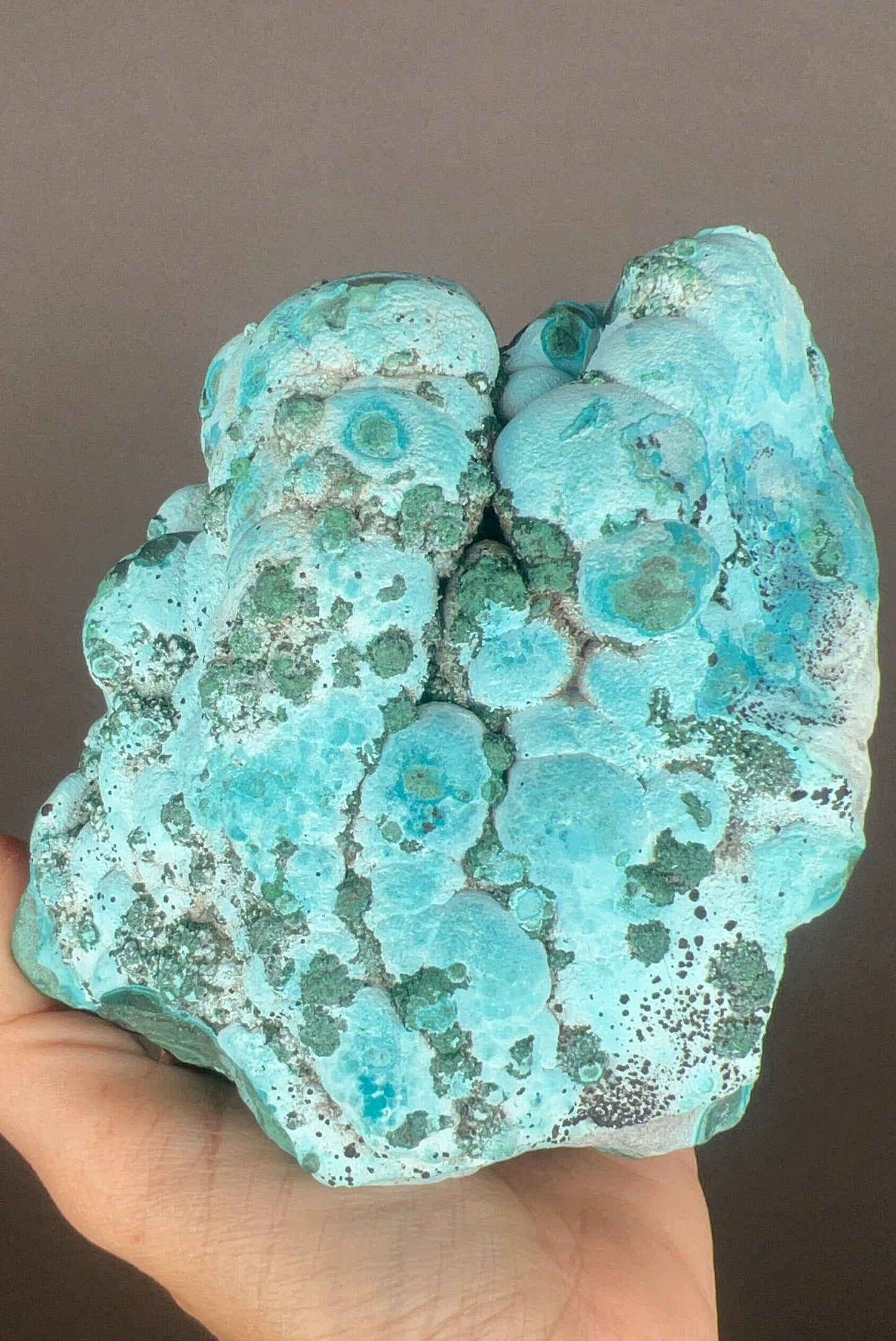 Bubbly! Blue Chrysocolla with Malachite Specimen