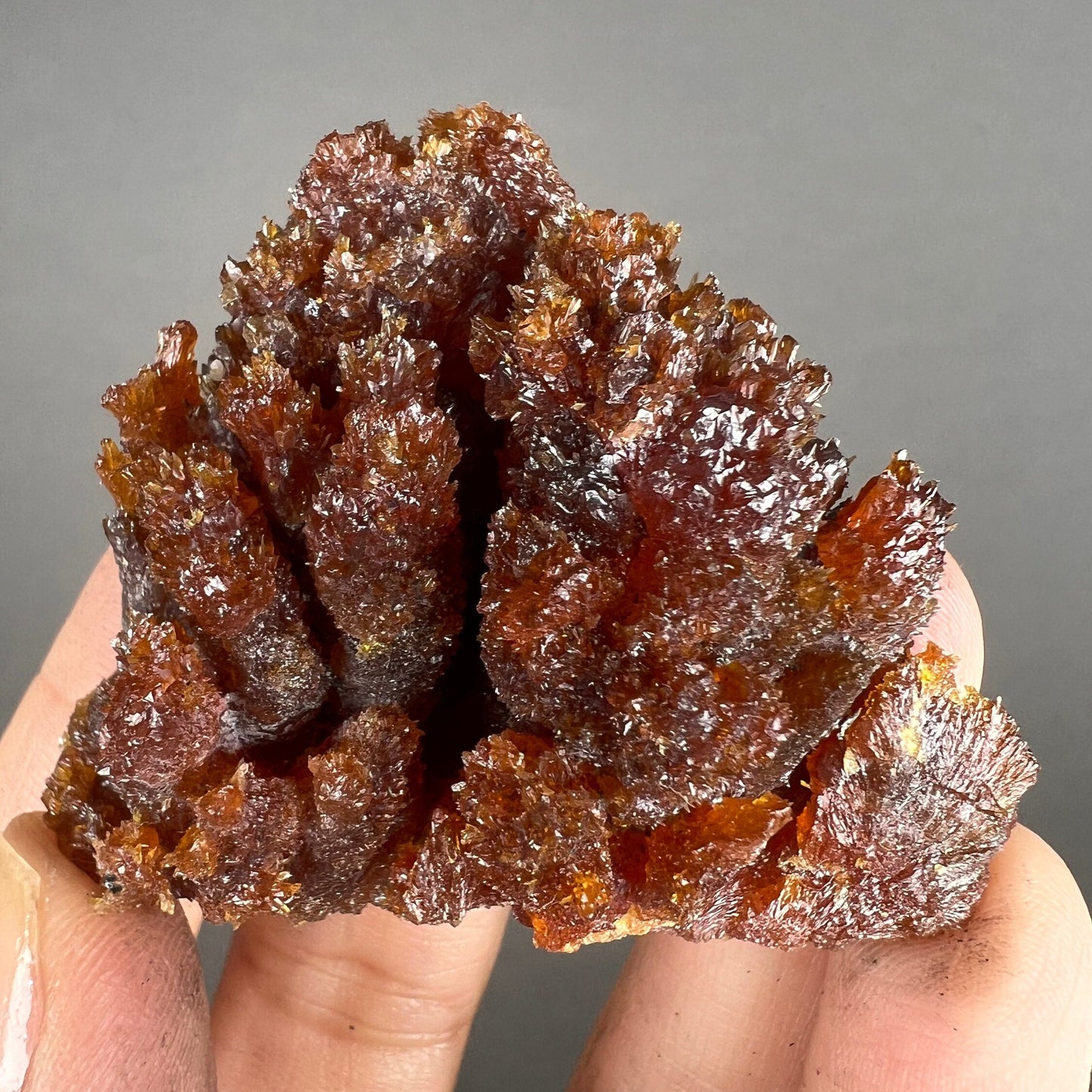 Red-Orange Zincite Specimen, Zincite Crystal