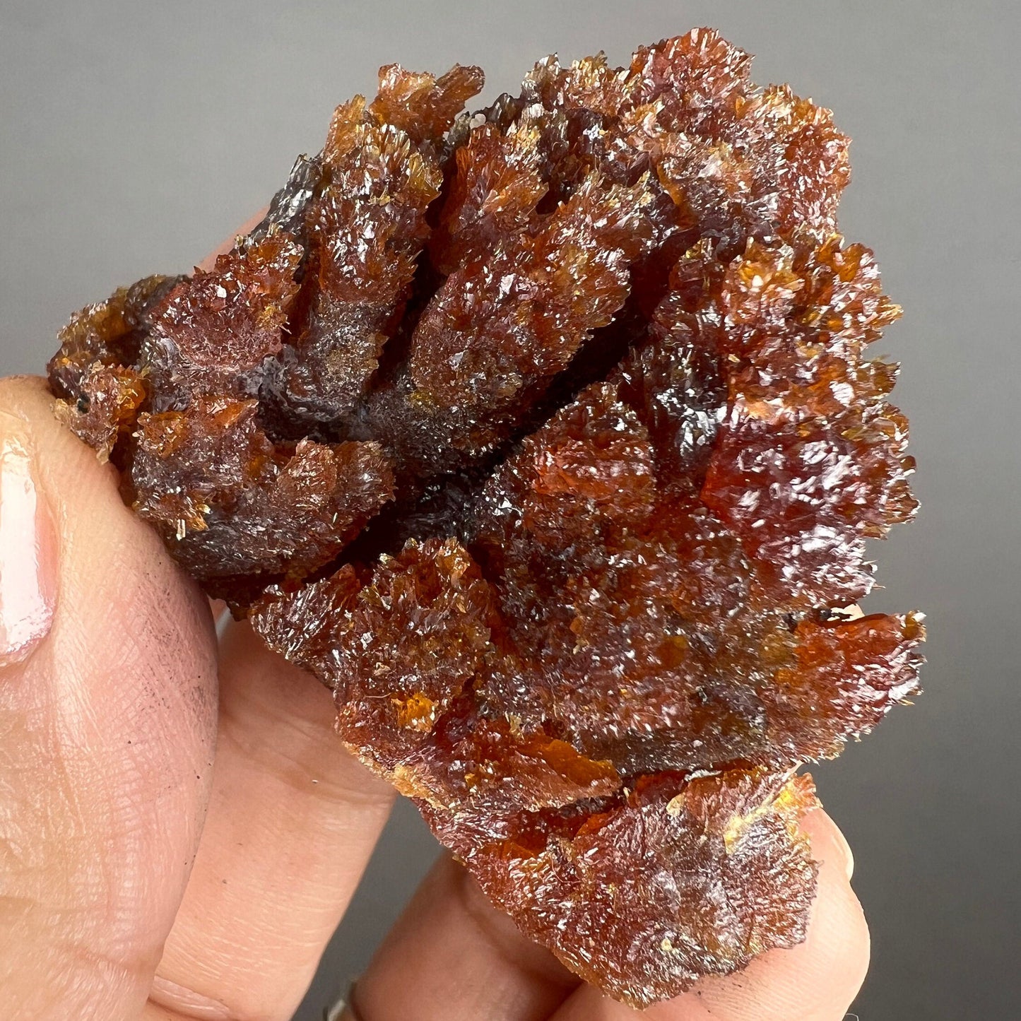 Red-Orange Zincite Specimen, Zincite Crystal