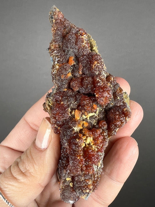 Red-Orange Zincite Specimen, Zincite Crystal