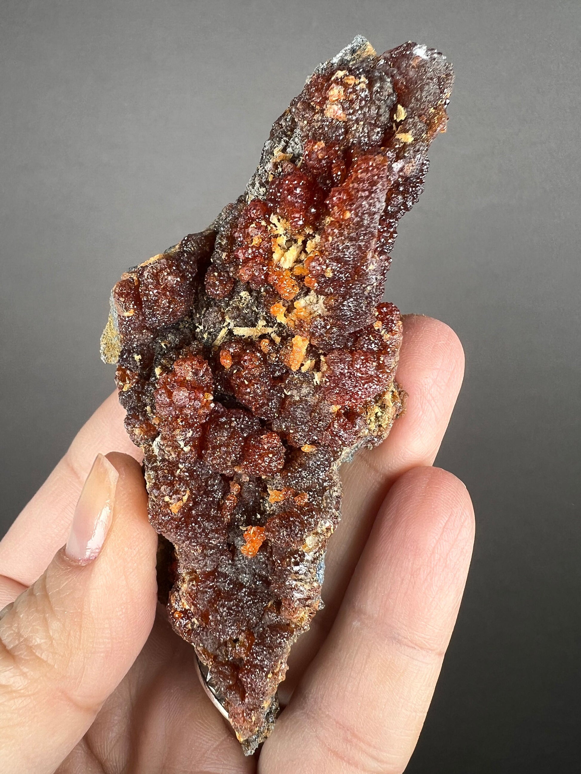 Red-Orange Zincite Specimen, Zincite Crystal