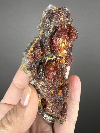 Red-Orange Zincite Specimen, Zincite Crystal