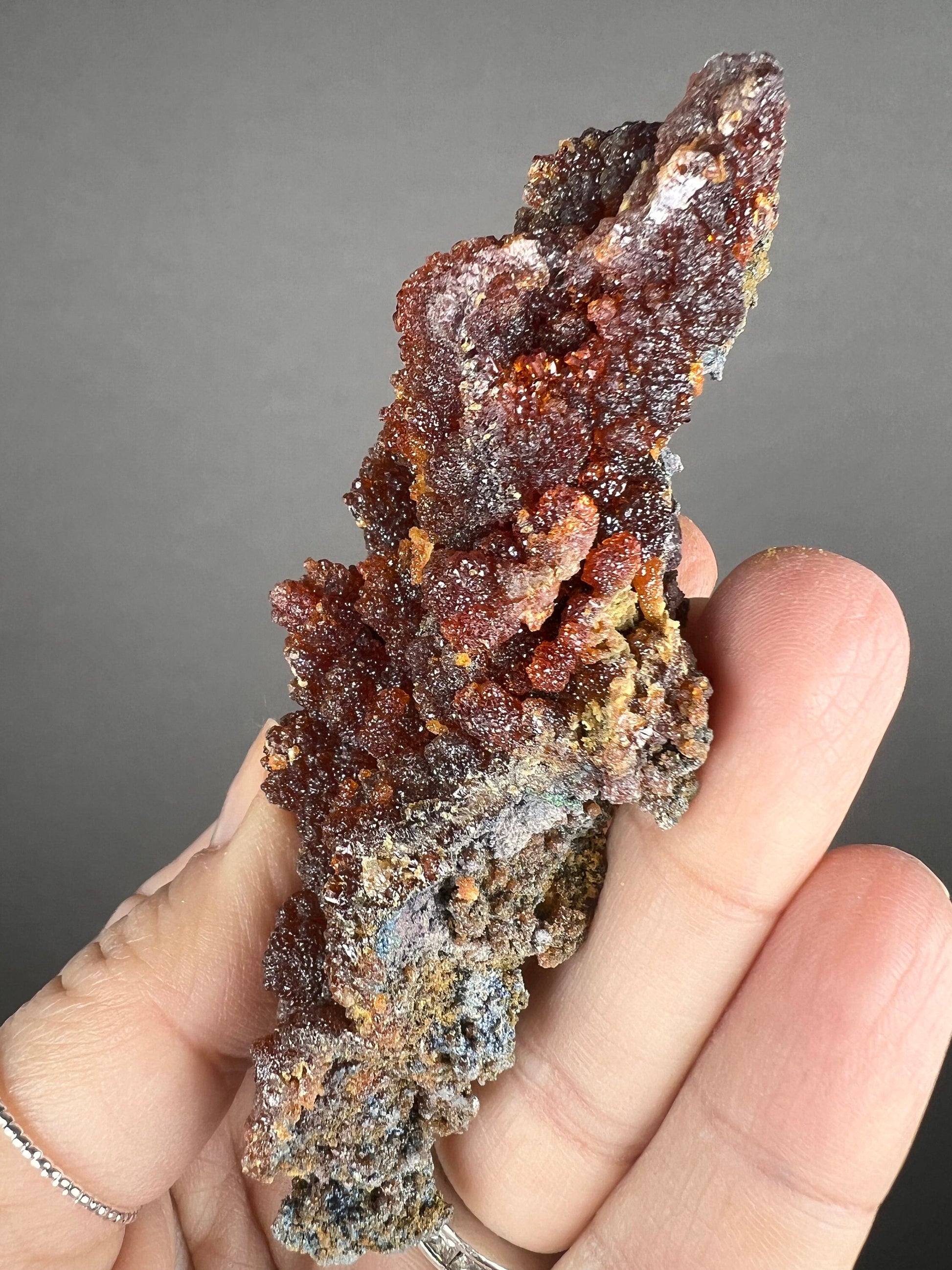 Red-Orange Zincite Specimen, Zincite Crystal