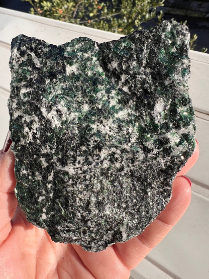 Amazing Green Color Glittery Fuchsite Crystal, All natural colors