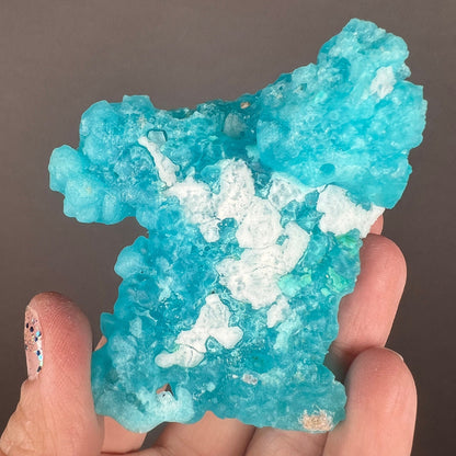Neon Blue Salammoniac with Lecontite Specimen from Chile