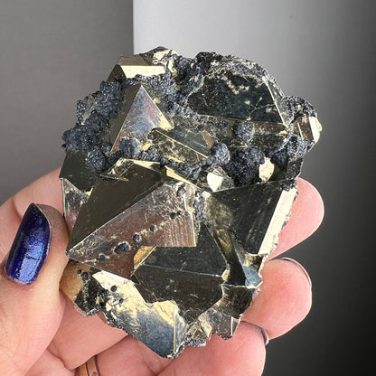 Lustrous Cubic Pyrites from Peru, Pyrite Specimen