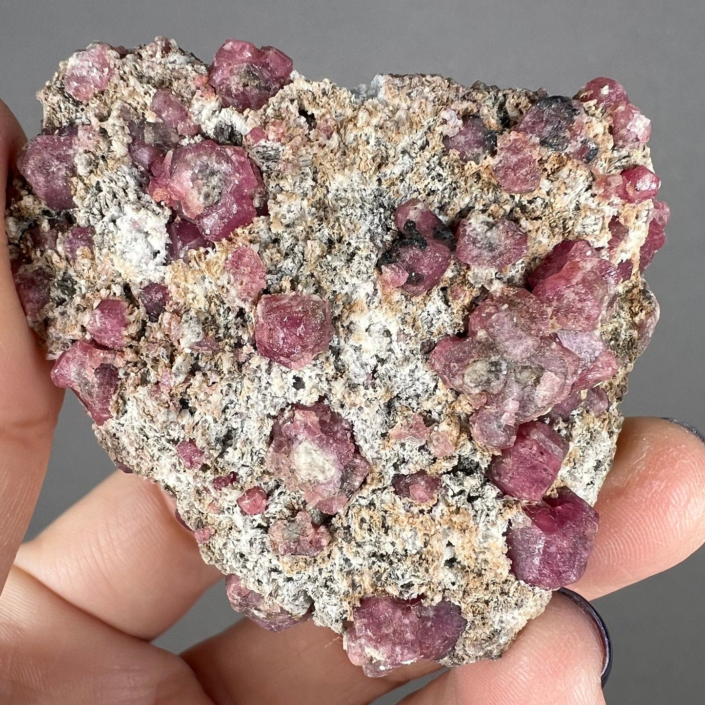 Good Piece!!! Raspberry Garnet Mineral Specimen