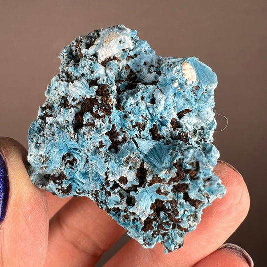 Sky Blue Shattuckite Mineral Specimen