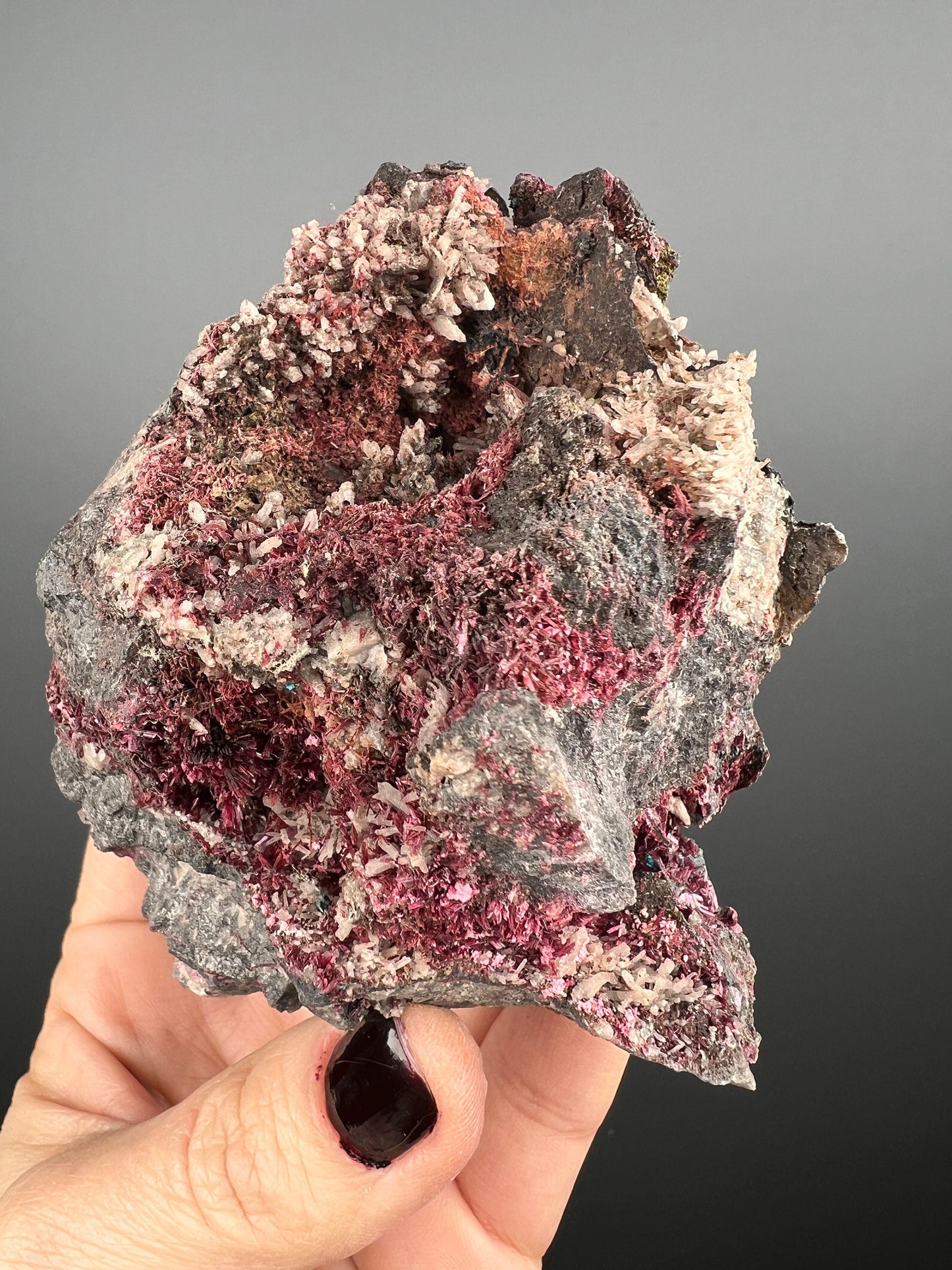 New Stock!Pink Erythrite Crystal Cluster