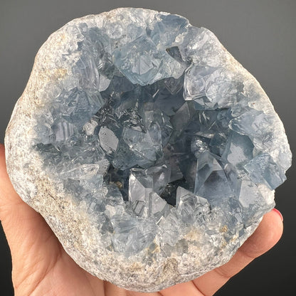 Excellent Color! Sky Blue Celestite (Celestine) Crystal