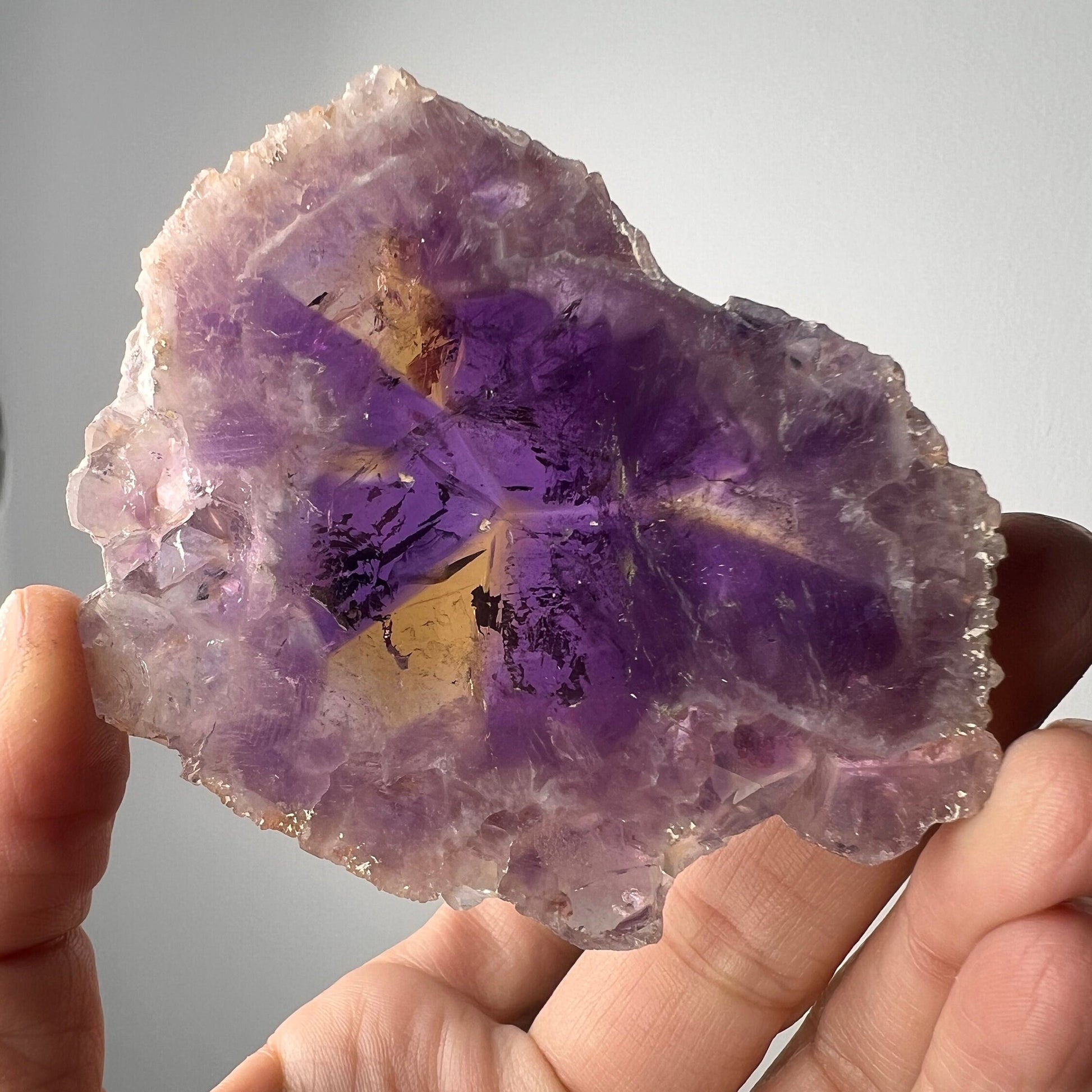 Gemmy Ametrine Crystal Cluster, Ametrine Crystal from Bolivia