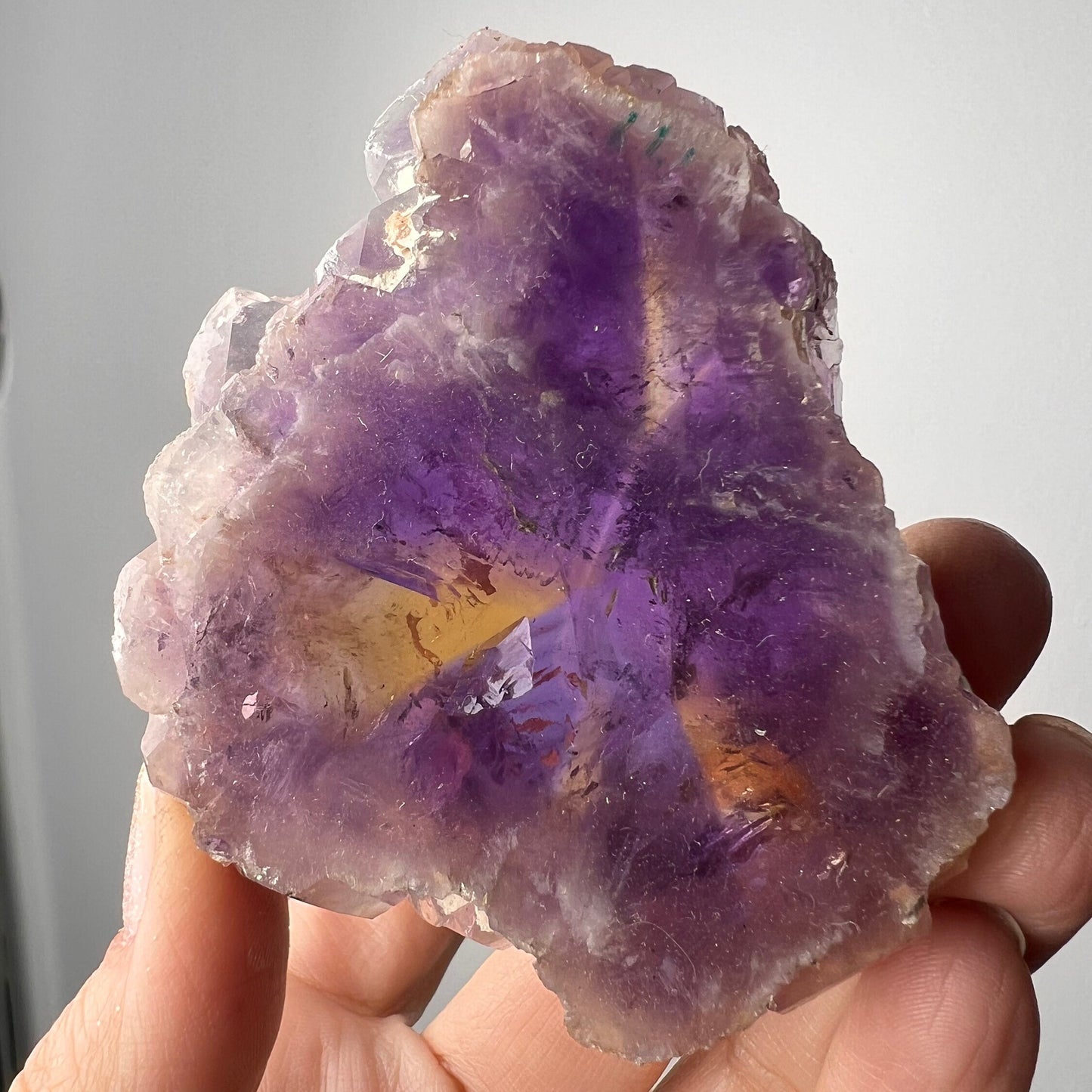 Gemmy Ametrine Crystal Cluster, Ametrine Crystal from Bolivia