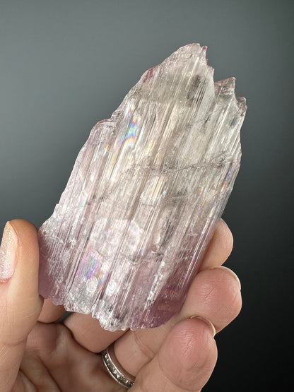 Gemmy Pink Kunzite Crystal from Brazil