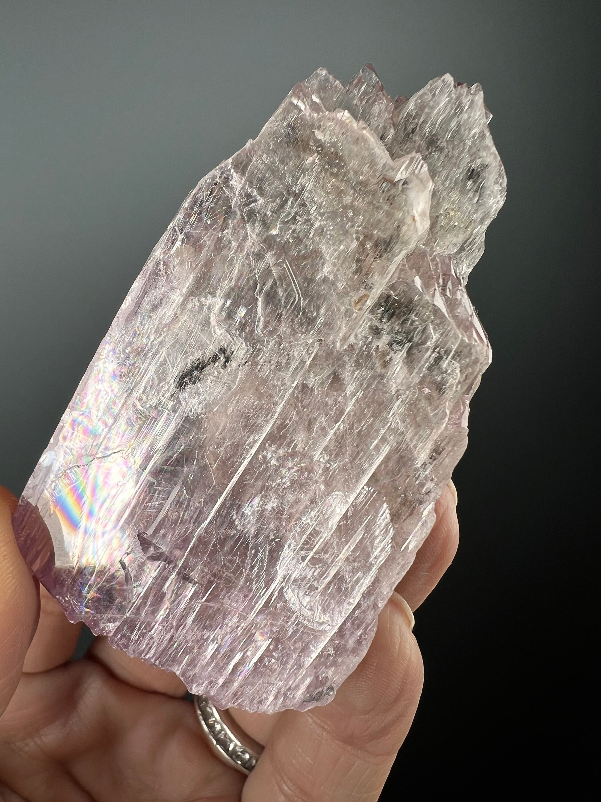 Gemmy Pink Kunzite Crystal from Brazil