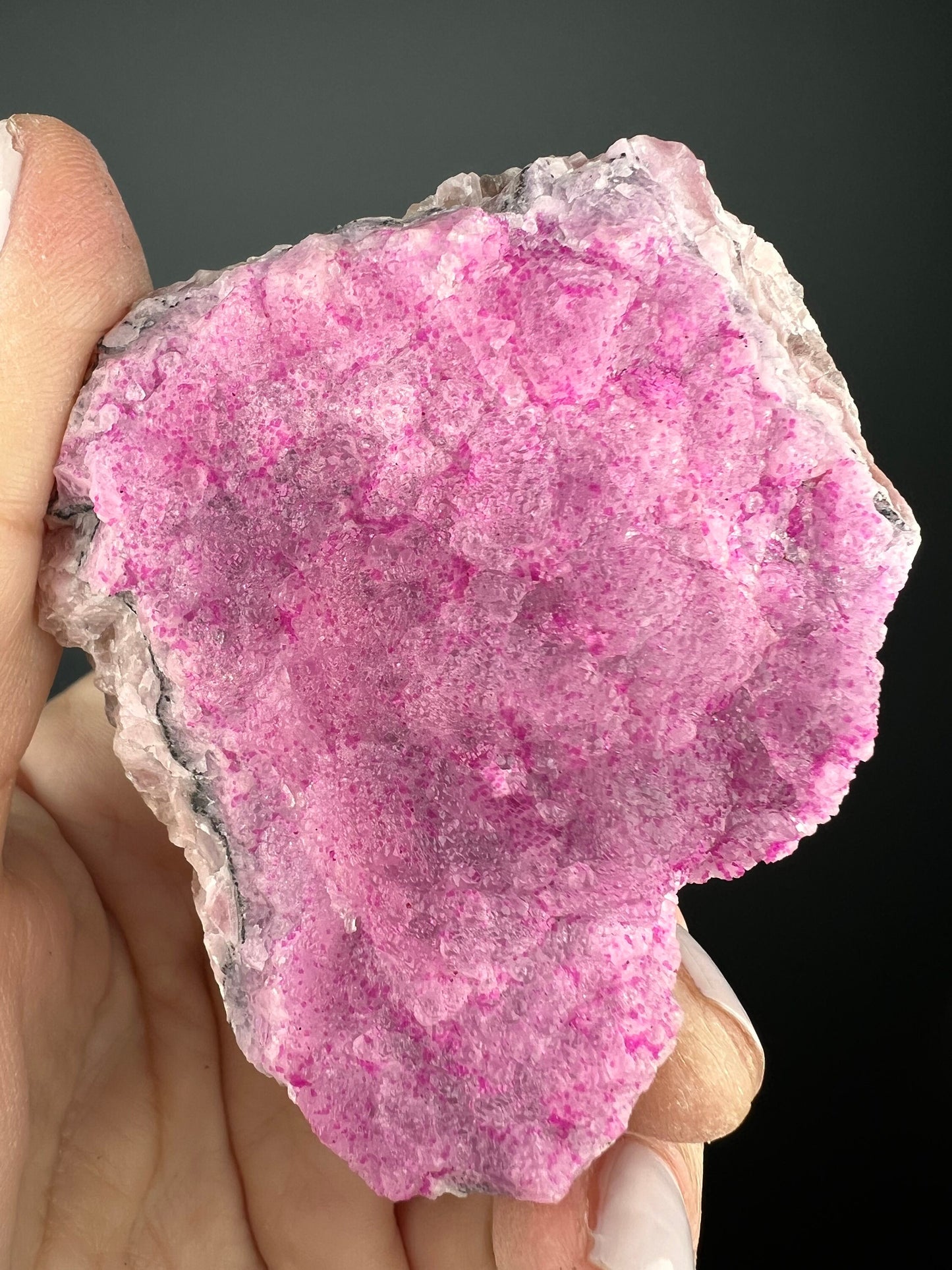 Candy Pink ! Pink Cobalto Calcite Mineral Specimen