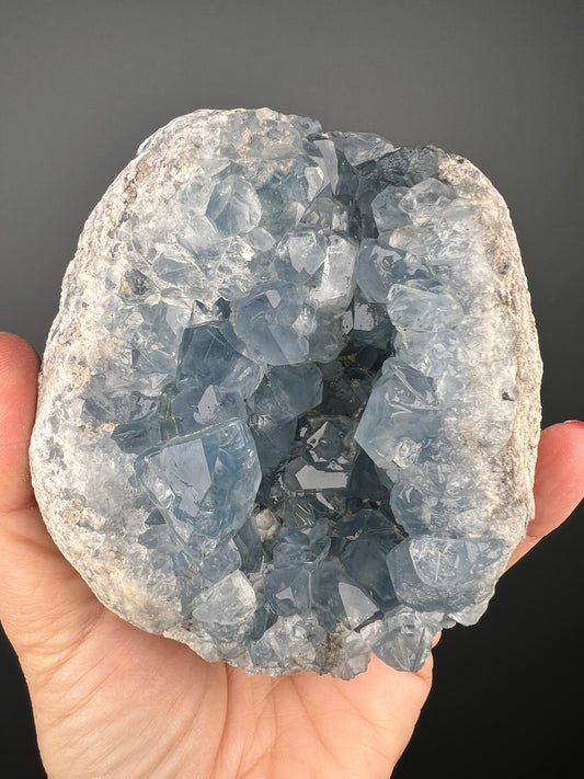 Sky Blue Celestite (Celestine) with Gemmy Crystals