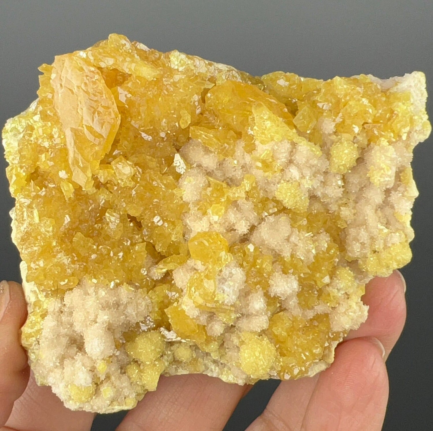 Rich Yellow Color! Sulphur Crystal Specimen