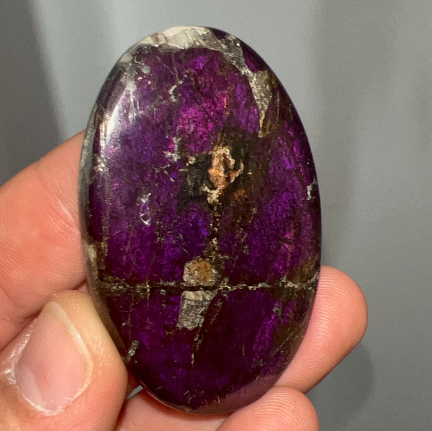 High Grade Purpurite Palm Stone with Amazing Color