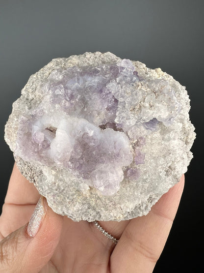 Interesting Piece! UV Reactive Hyalite Opal Geode from Mexico, Hyalite Opal