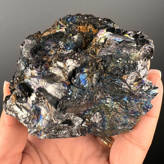 All Natural Iridescent Colors ! Hematite Specimen From Italy