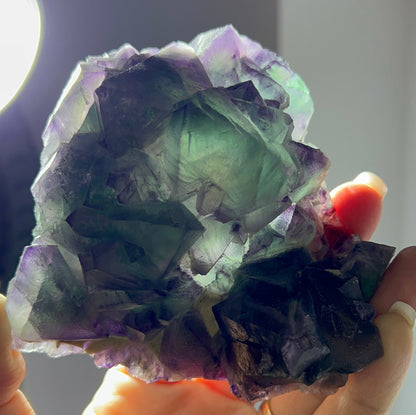 Magical Colors!Octahedral De An Fluorite Specimen, Fluorite Crystal