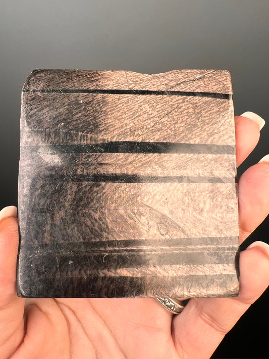 Double-Side Polished! Hypersthene Slab