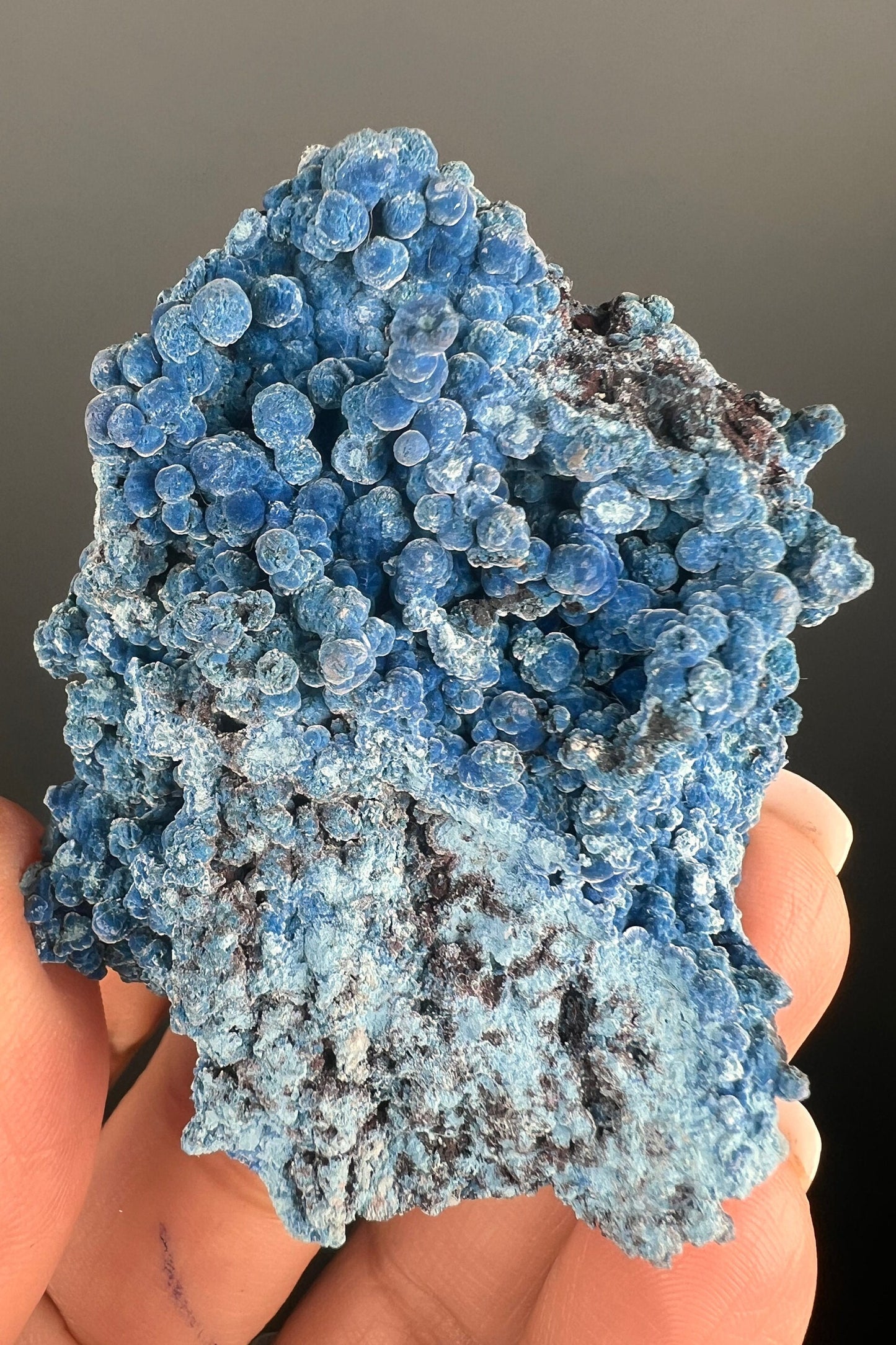 Velvety Bubble Shattuckite Crystal Mineral Specimen