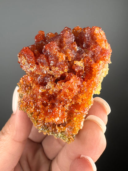 Red-Orange Zincite Specimen, Zincite Crystal