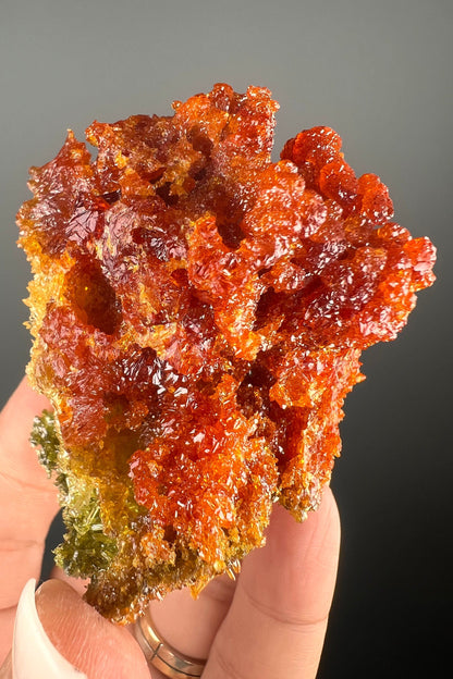 Red-Orange Zincite Specimen, Zincite Crystal