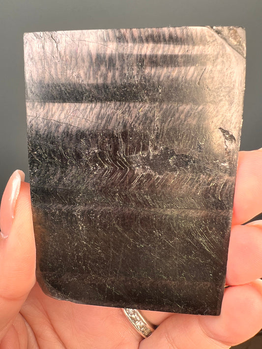 Double-Side Polished! Hypersthene Slab