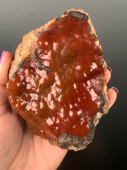 Red Fox Crater Agate,Fox Agate, Crater Agate,Red Agate