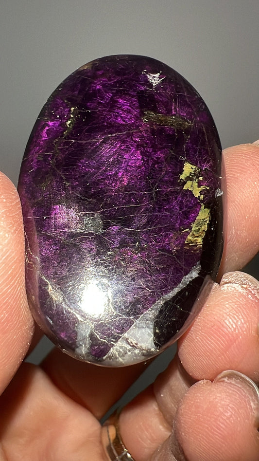 High Grade Purpurite Palm Stone with Amazing Color