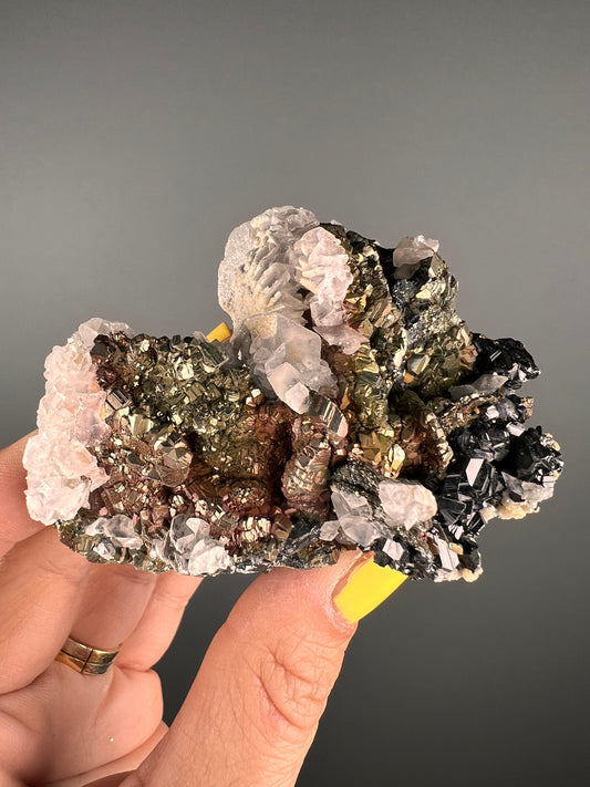 Amazing Piece! Pyrrhotite, Boulangerite and Sphalerite Mineral from Kosovo