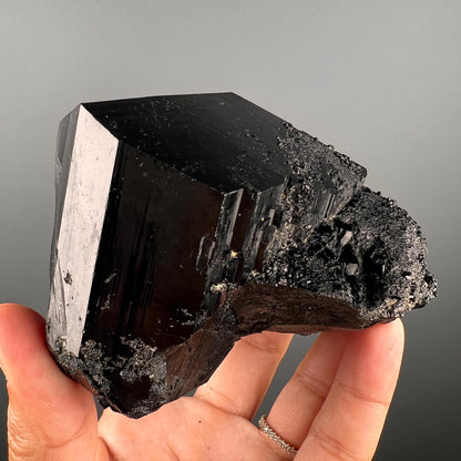 Strong Energy! Large Size Black Tourmaline Crystal