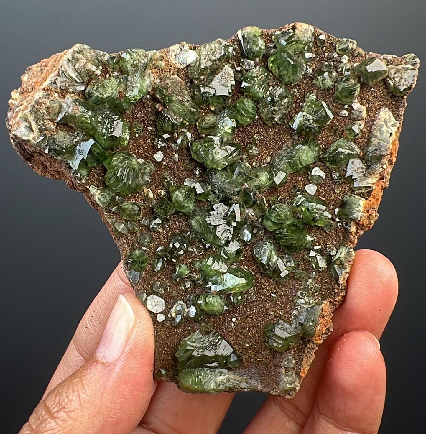 Rare! Green Ludlamite Crystal Mineral Specimen